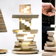 Illustration for article titled Just Re-Stack and Twist This Lamp When You Get Bored of Its Design